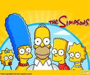 yapboz Tüm Simpsonlar ailesi